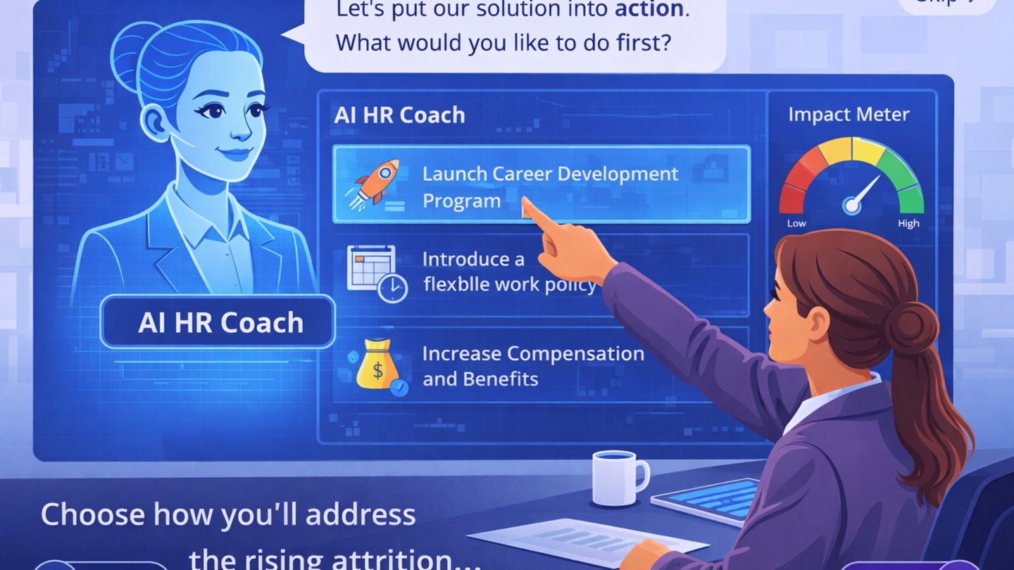 AI HR Coach eLearning sample